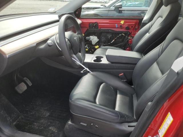  TESLA MODEL Y 2021 Czerwony