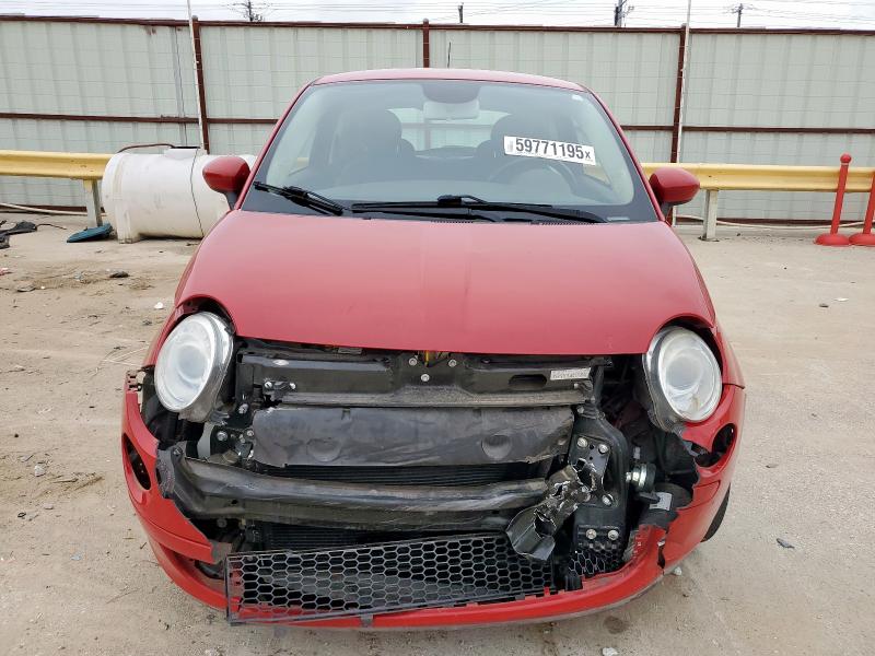 Hatchbacks FIAT 500 2013 Red