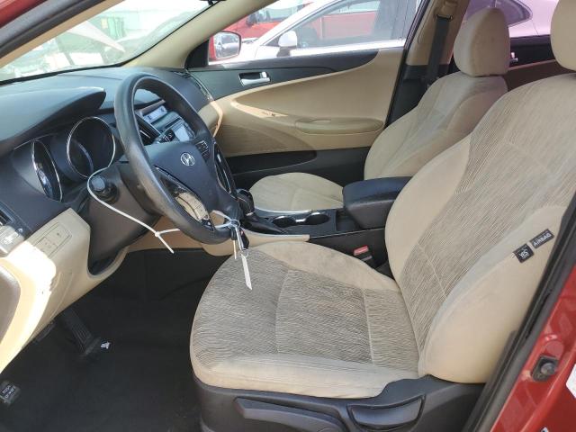  HYUNDAI SONATA 2013 Czerwony