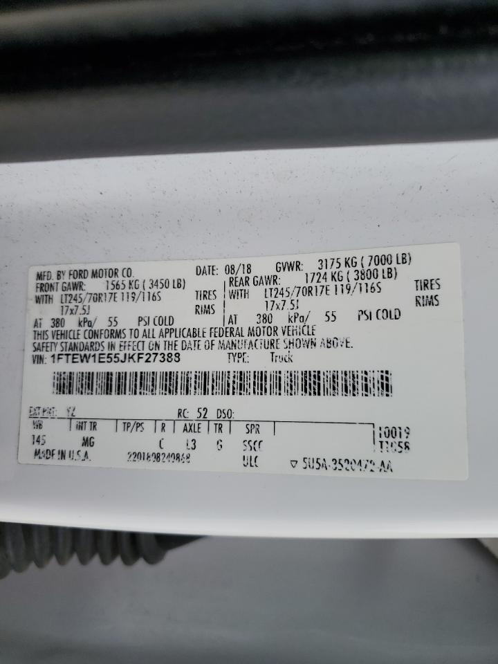 1FTEW1E55JKF27388 FORD F-150 2018