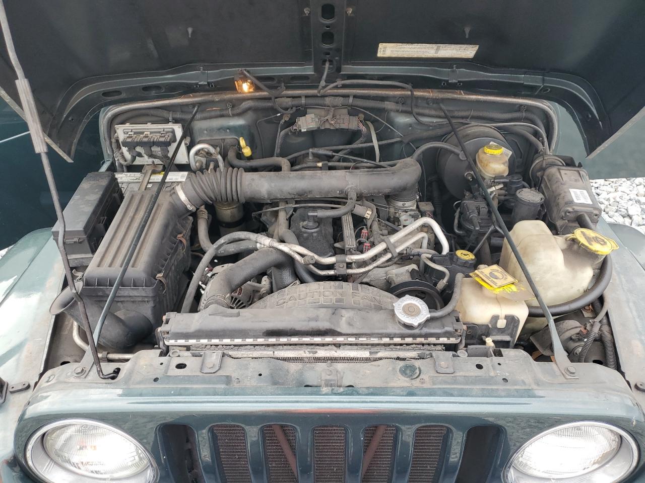 2002 Jeep Wrangler / Tj Sahara VIN: 1J4FA59S52P763290 Lot: 59115665