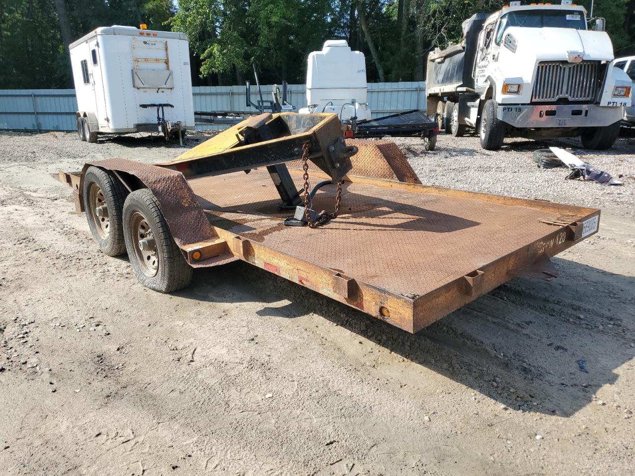 2007 Hudson Tilt Deck Equipment Trailer for Sale in Knightdale, NC - Front End