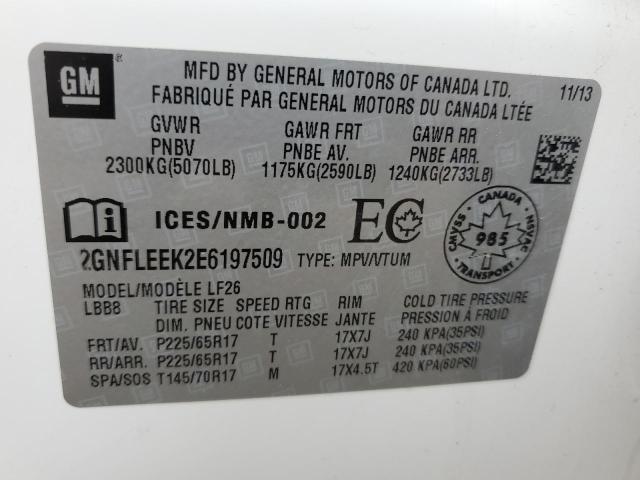 2014 CHEVROLET EQUINOX LS  