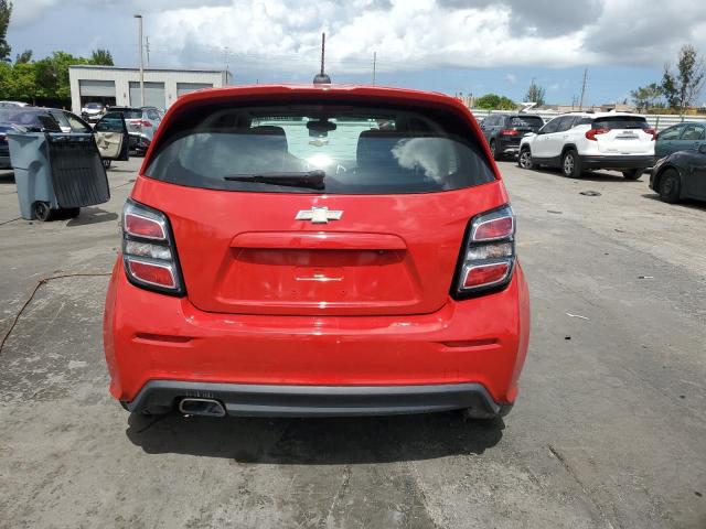 Hatchbacks CHEVROLET SONIC 2017 Red