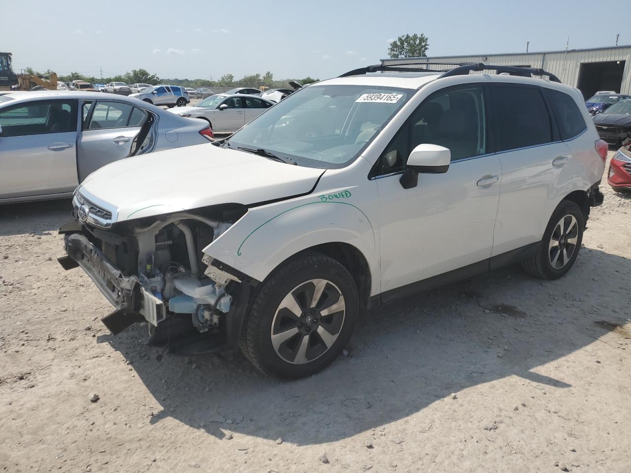 2017 Subaru Forester 2.5I Limited за продажба в Kansas City, KS - Front End