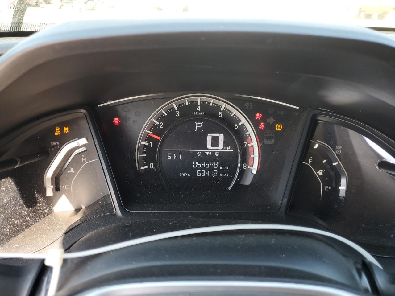 19XFC2F51GE250915 HONDA CIVIC 2016