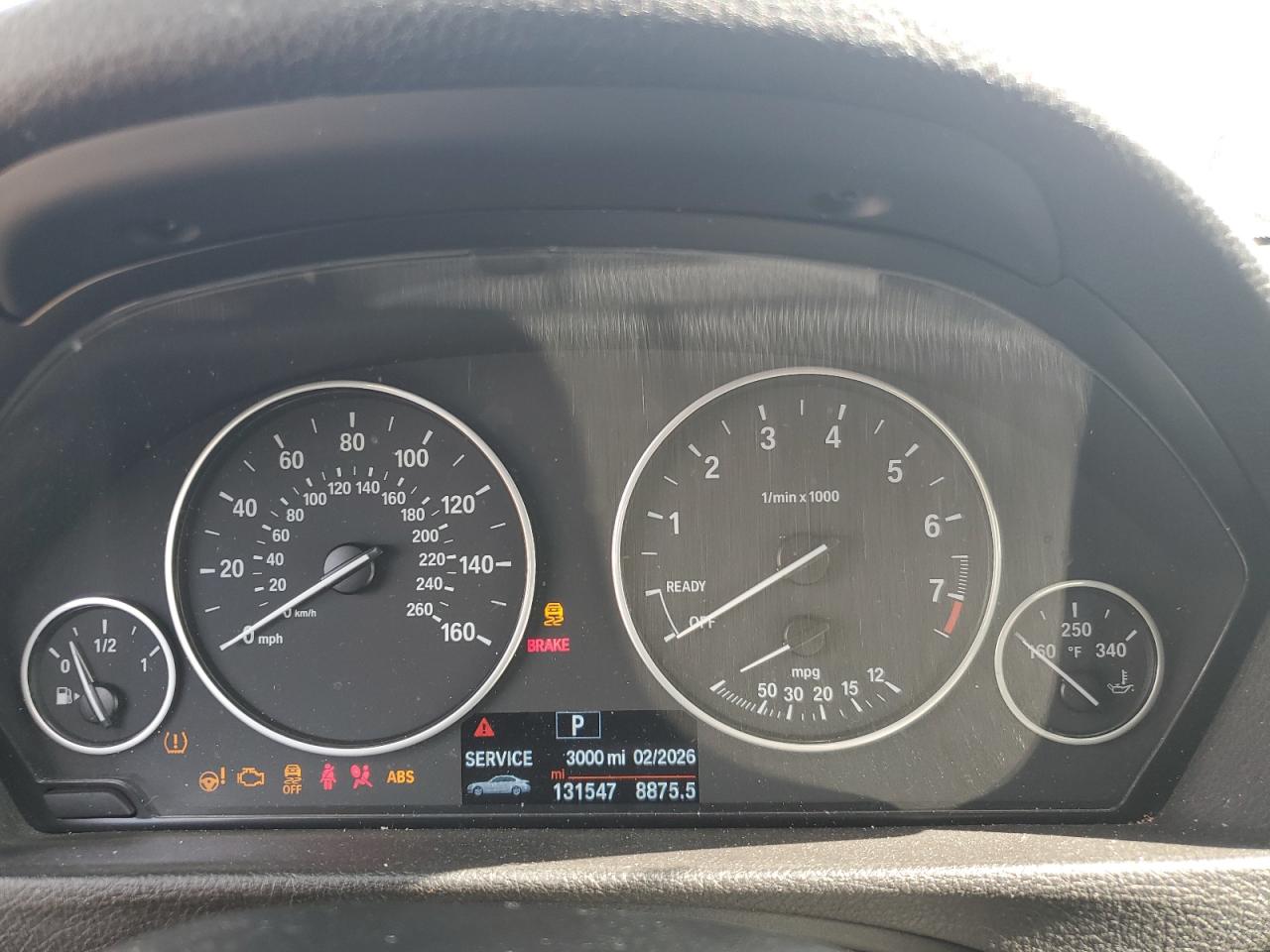 2015 BMW 328 Xi VIN: WBA3B3G58FNT17673 Lot: 62536335