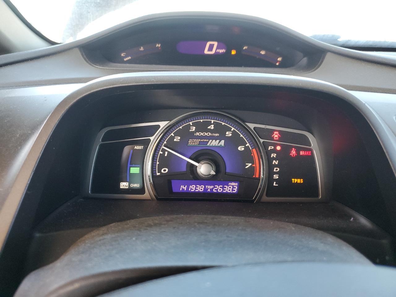 2009 Honda Civic Hybrid VIN: JHMFA36239S001869 Lot: 63115155