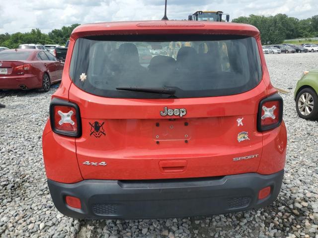  JEEP RENEGADE 2018 Красный