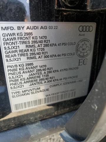 2022 AUDI Q7 KOMFORT  