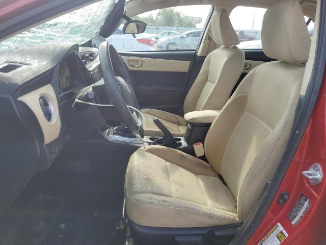  TOYOTA COROLLA 2018 Czerwony