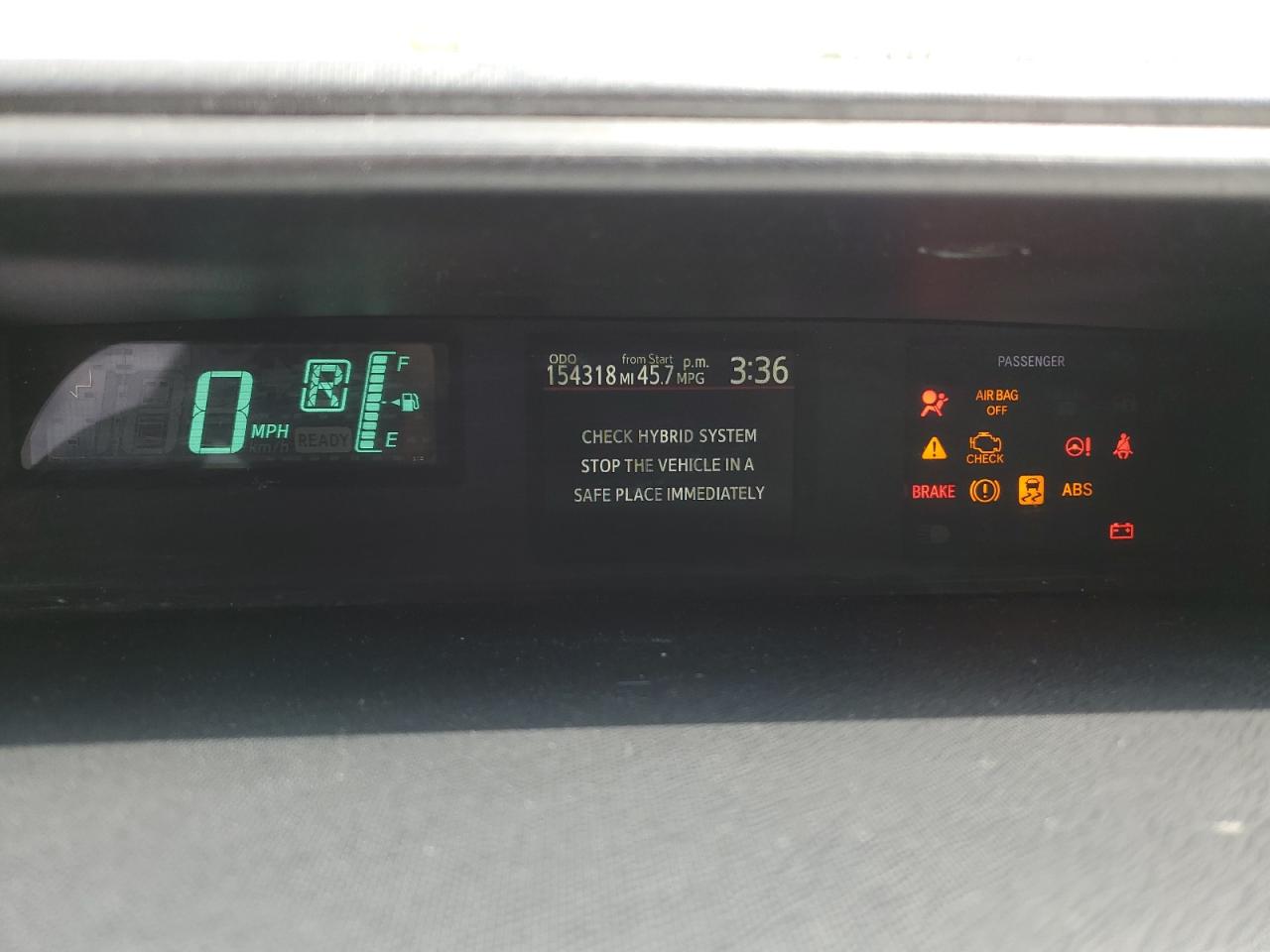 2012 Toyota Prius C VIN: JTDKDTB3XC1505855 Lot: 63186005