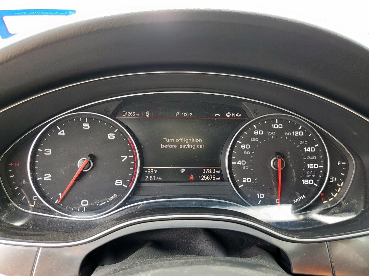 2014 Audi A6 Prestige VIN: WAUHGAFC4EN160914 Lot: 60346835