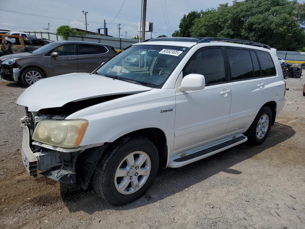 2002 Toyota Highlander Limited en Venta en Oklahoma City, OK - Front End