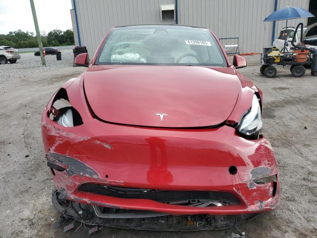  TESLA MODEL Y 2021 Czerwony