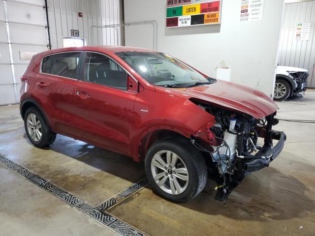  KIA SPORTAGE 2019 Burgundy