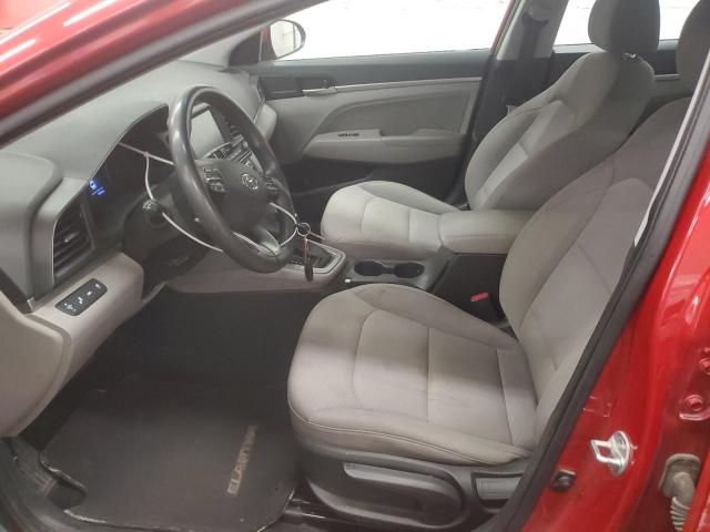  HYUNDAI ELANTRA 2020 Czerwony