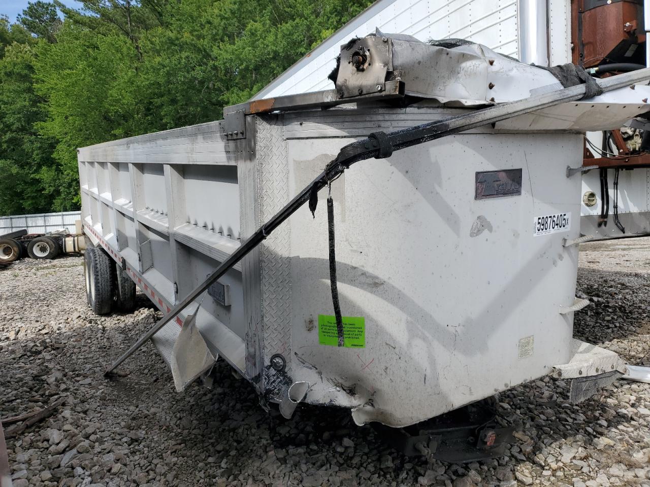 1999 Travis End Dump Trailer zu verkaufen in Florence, MS - Front End
