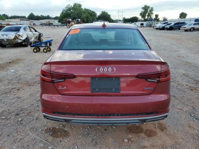  AUDI A4 2019 Czerwony