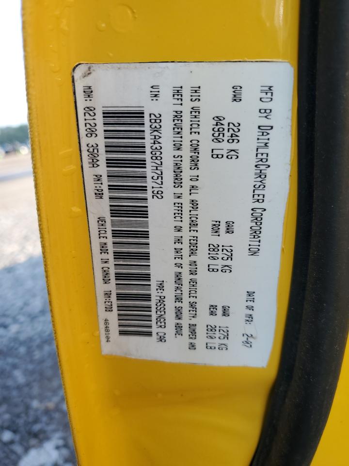 2006 Dodge Charger R/T VIN: 2B3KA53H76H371179 Lot: 61568025