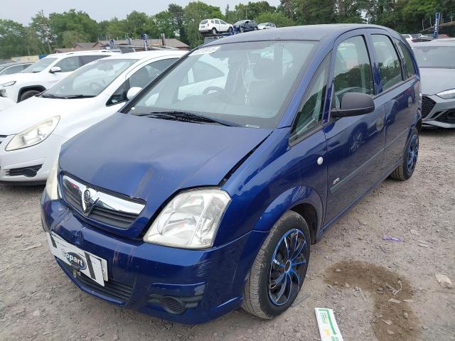 2009 VAUXHALL MERIVA LIF for sale at Copart WOLVERHAMPTON