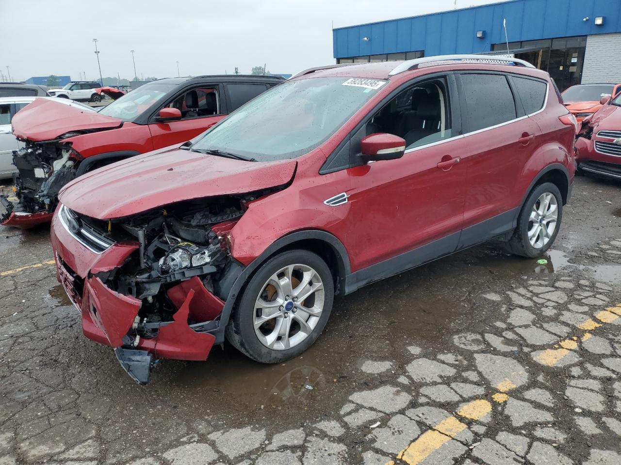 2015 Ford Escape Titanium за продажба в Woodhaven, MI - Front End