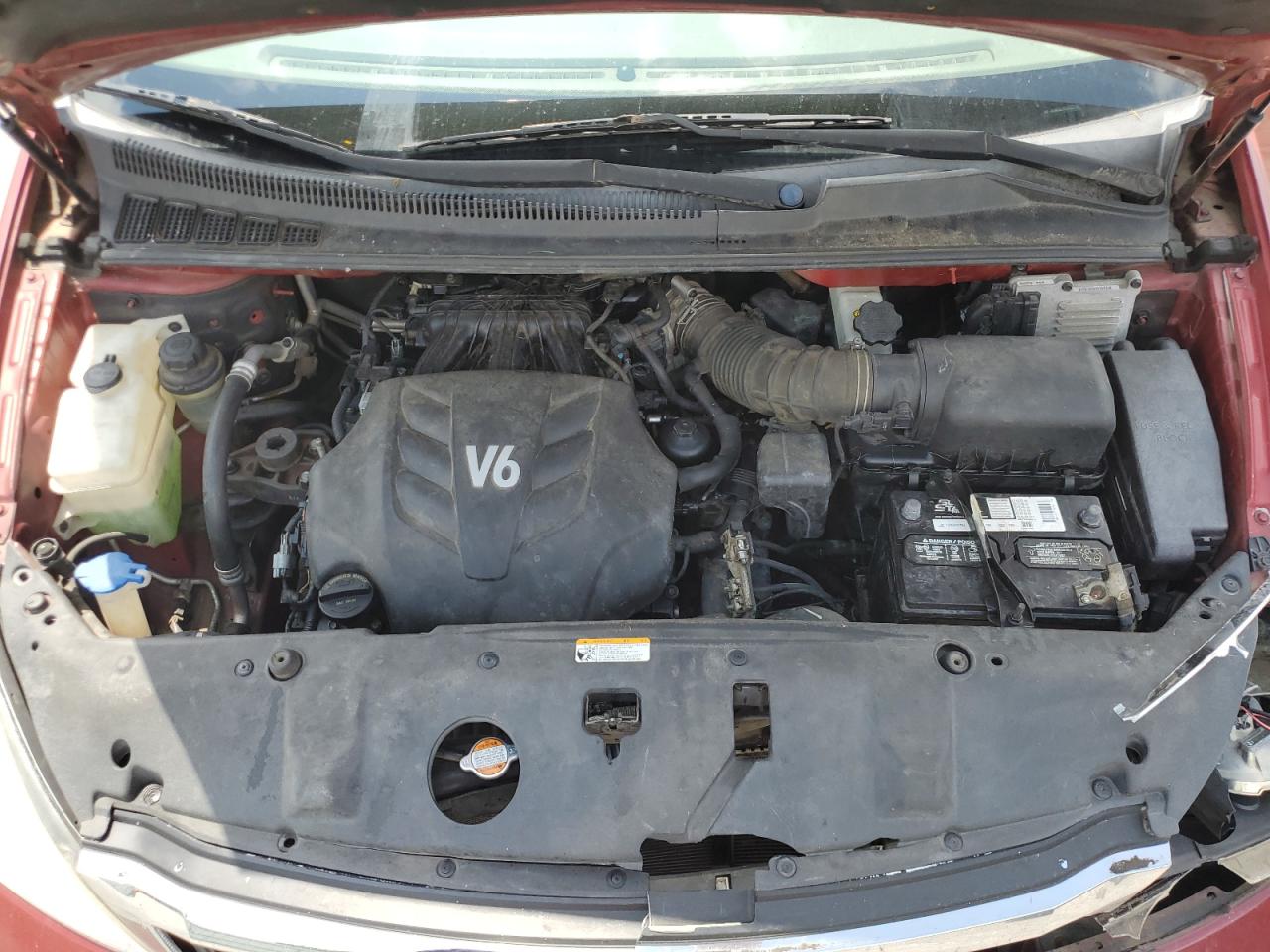 2012 Kia Sedona Lx VIN: KNDMG4C70C6453789 Lot: 61171605