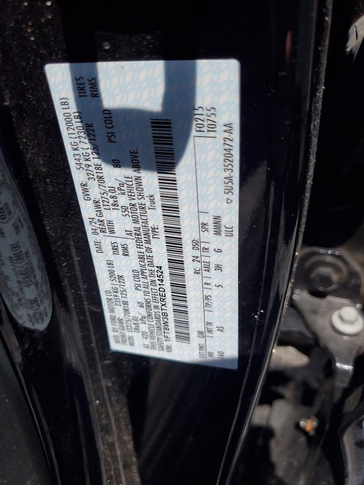 1FT8W3BTXRED14524 FORD F350 2024