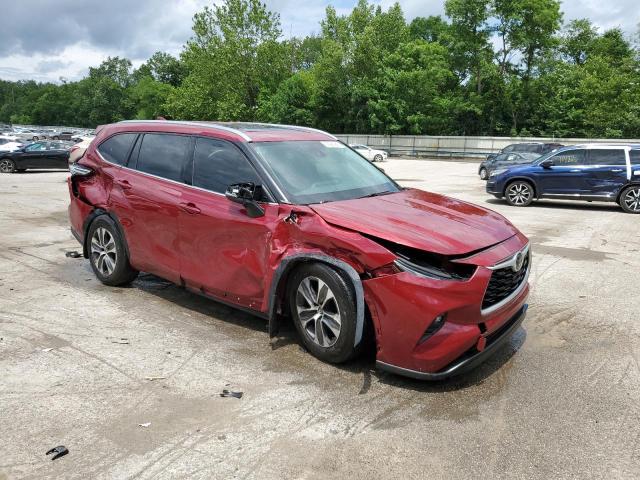  TOYOTA HIGHLANDER 2021 Red
