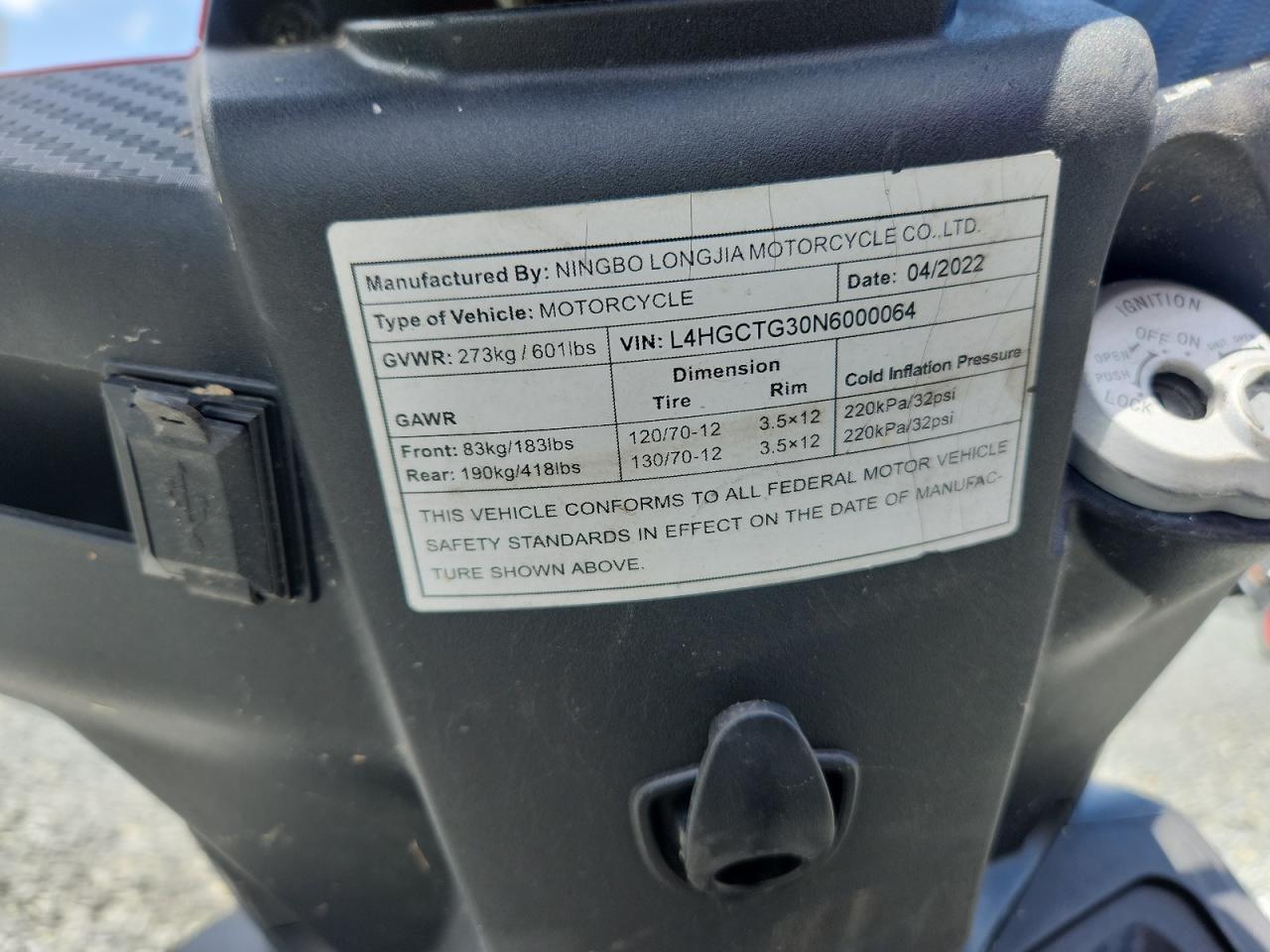 L4HGCTG30N6000064 GENUINE SCOOTER CO. RATTLER 12 2022