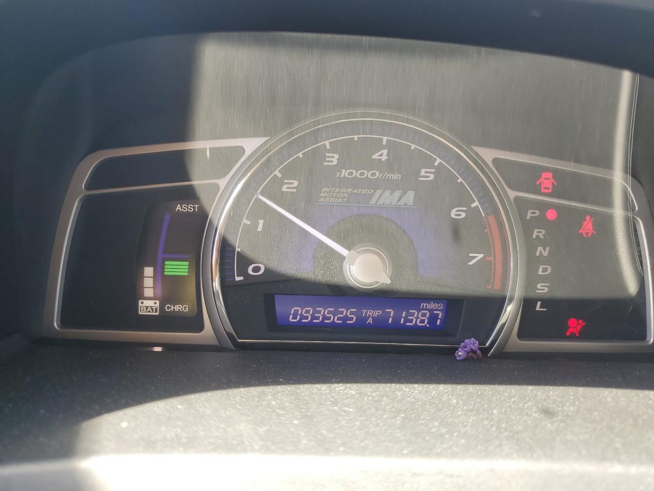 2006 Honda Civic Hybrid VIN: JHMFA36206S005907 Lot: 62989835