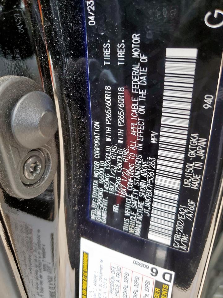 2023 Lexus Gx 460 VIN: JTJAM7BX7P5361263 Lot: 61300665