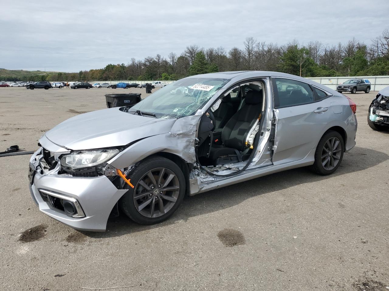 2020 Honda Civic Ex silver null gas 19XFC1F35LE219783 photo #1