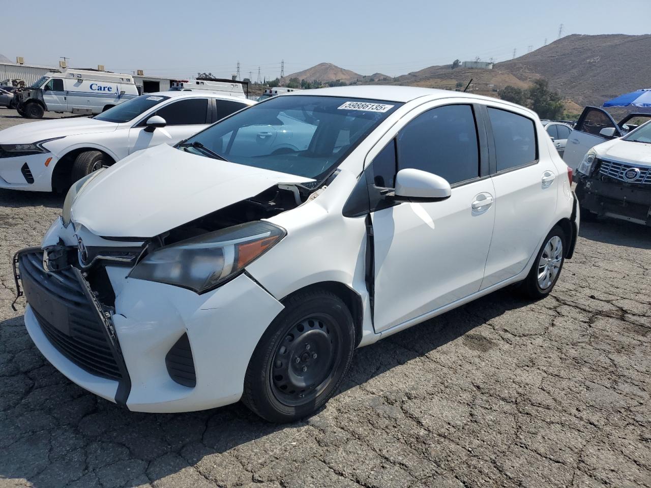 2016 Toyota Yaris L продається в Colton, CA - Front End