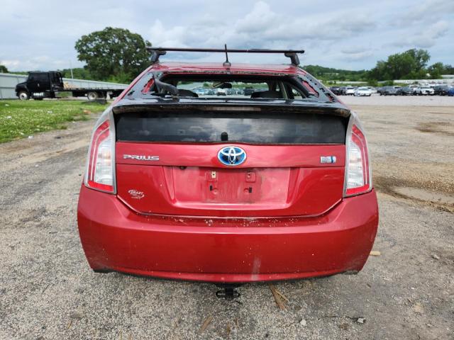  TOYOTA PRIUS 2012 Красный