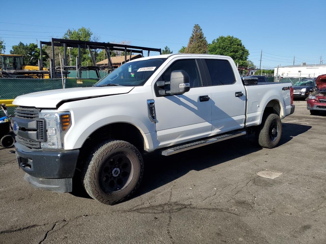 2019 Ford F250 Super Duty white null gas 1FT7W2B68KEE26230 photo #1