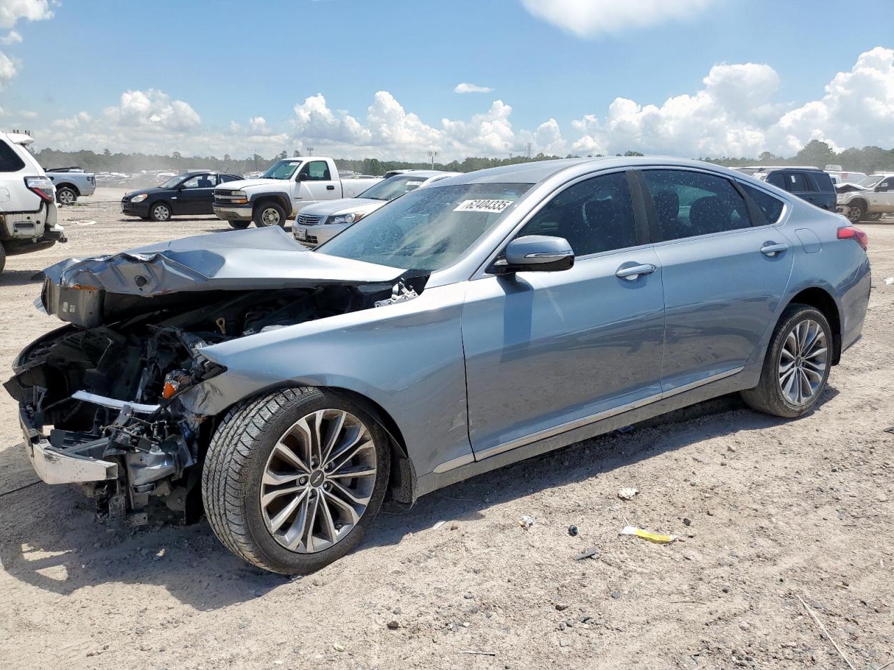 GENESIS G80 2017 VIN KMHGN4JE6HU195765