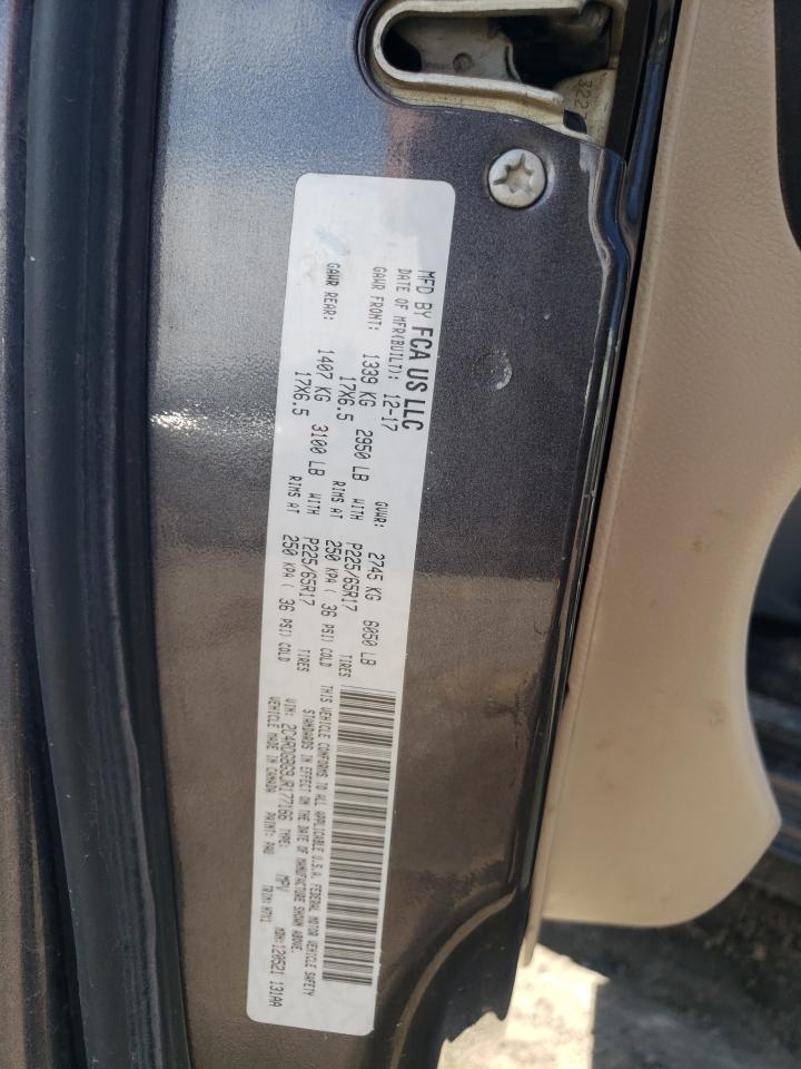 DODGE CARAVAN 2018 VIN 2C4RDGBG9JR177166 zdjęcie 13
