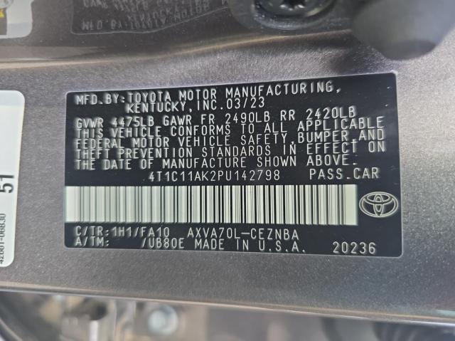2023 TOYOTA CAMRY LE  