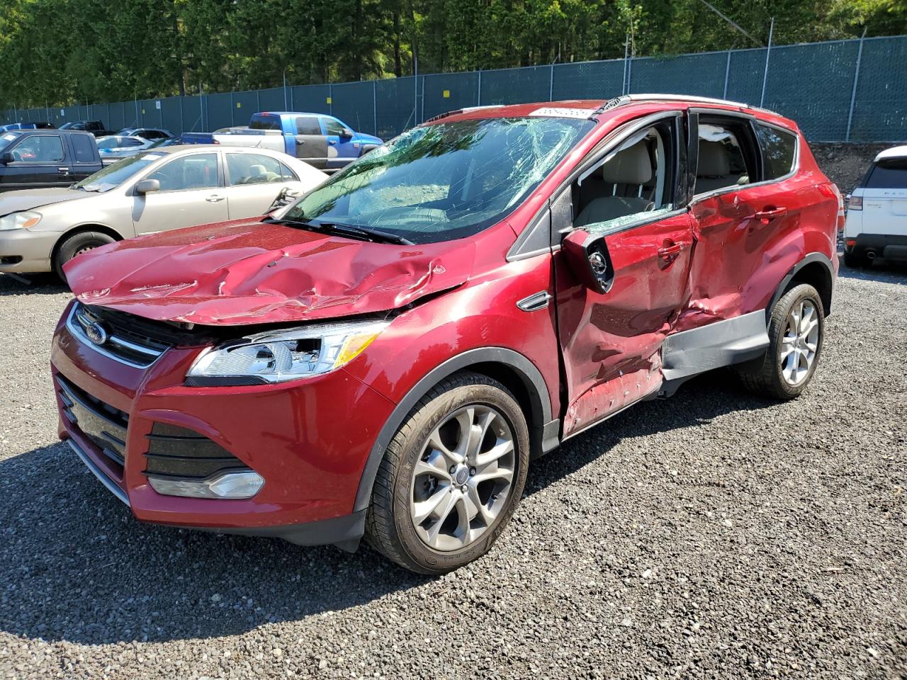 2016 Ford Escape Titanium იყიდება Graham-ში, WA - Rollover