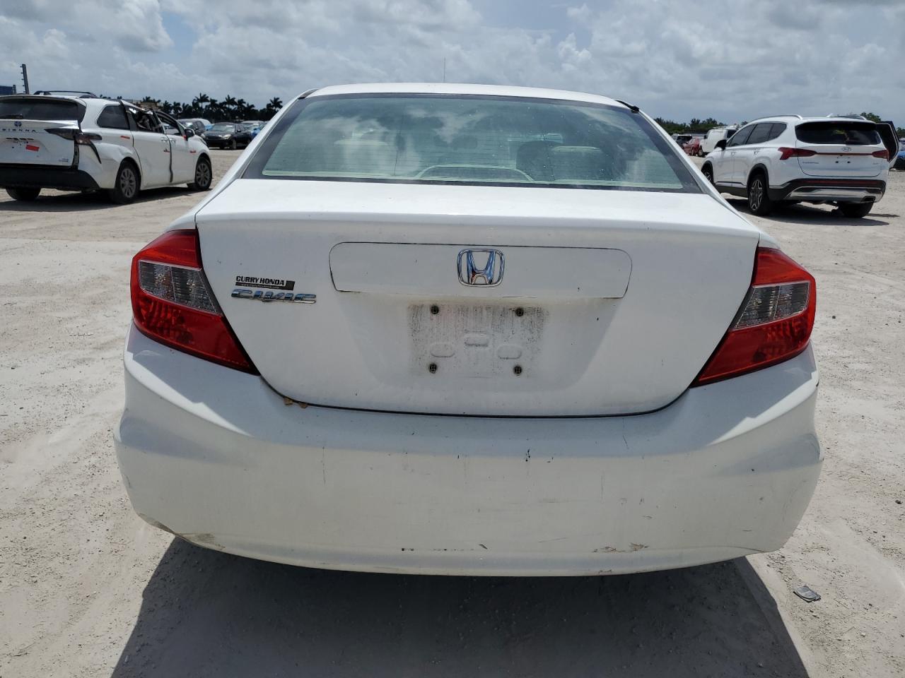 2012 Honda Civic Ex VIN: 19XFB2F86CE093583 Lot: 61589065