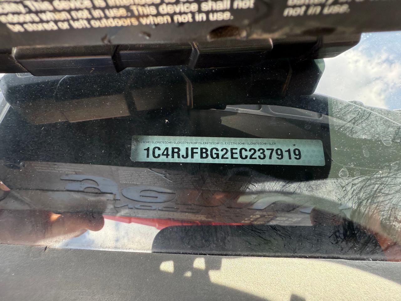 JEEP GRAND CHER 2014 VIN 1C4RJFBG2EC237919 фото 10