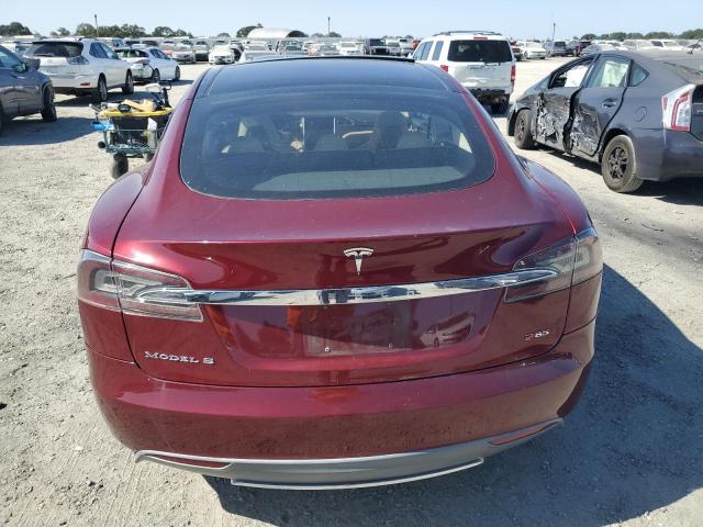 Hatchbacks TESLA MODEL S 2012 Burgundy
