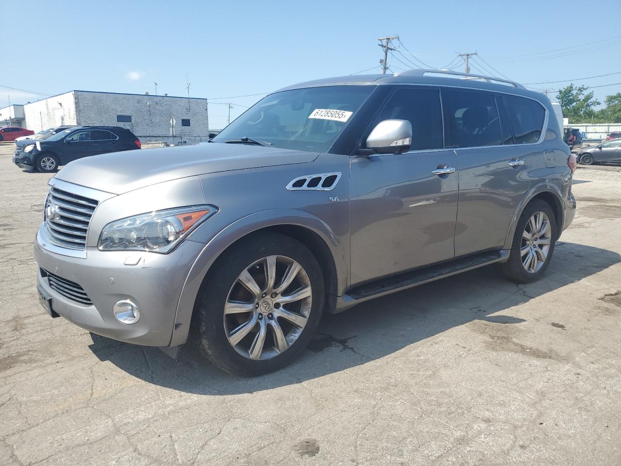 2014 Infiniti Qx80 5.6L продається в Chicago Heights, IL - Mechanical