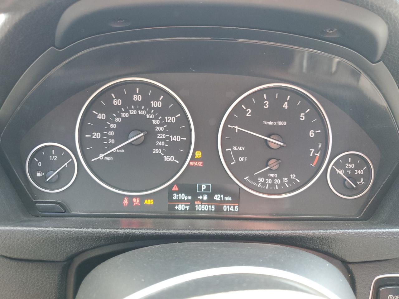 BMW 3 SERIES 2013 VIN WBA3B5G5XDNS04283 photo 9