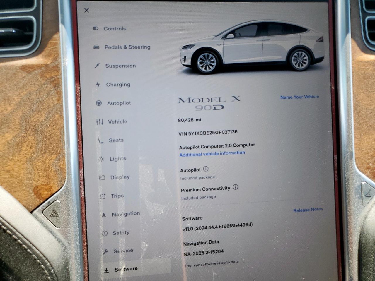 2016 Tesla Model X VIN: 5YJXCBE25GF027136 Lot: 62956355