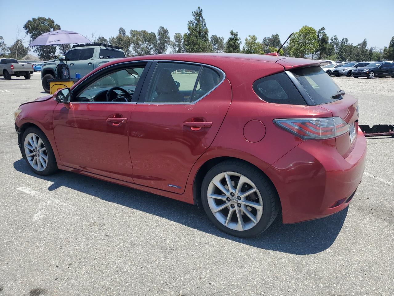 LEXUS CT 200 2012 VIN JTHKD5BH9C2095291 zdjęcie 2