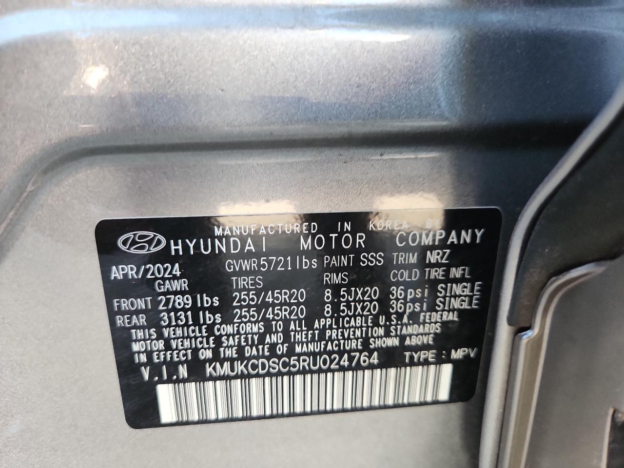 2024 Genesis Gv60 Advanced VIN: KMUKCDSC5RU024764 Lot: 62593385