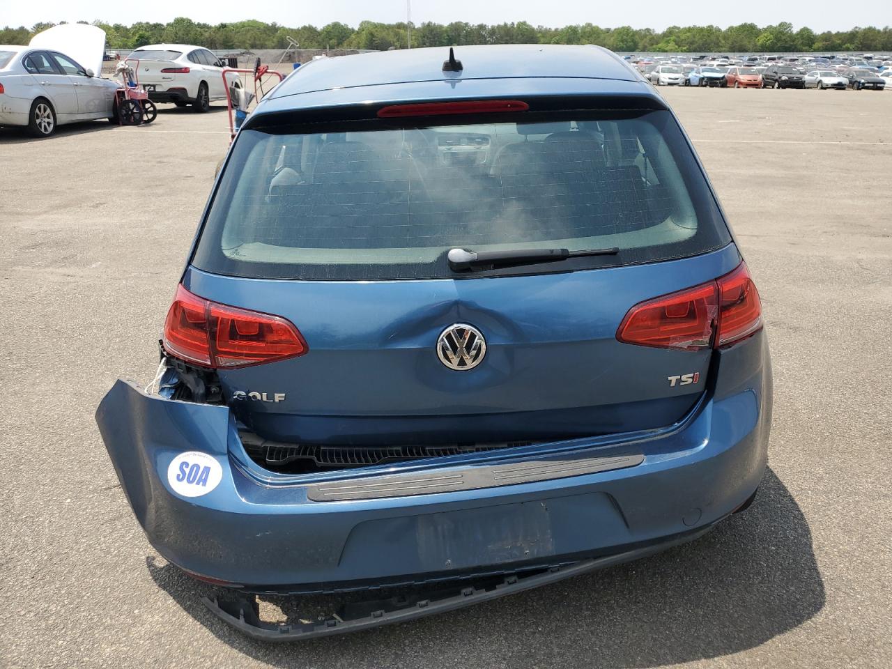 2016 Volkswagen Golf S/Se VIN: 3VW217AU1GM028619 Lot: 59596195