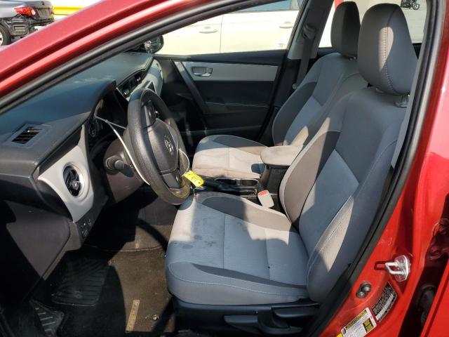  TOYOTA COROLLA 2017 Red